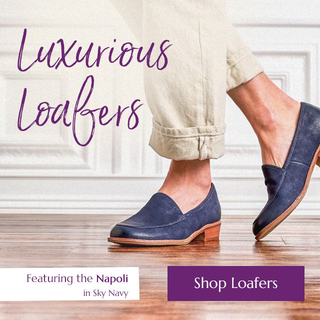 Luxurious Loafers. Shop Loafers. Featuring the Napoli loafer in Sky Navy.